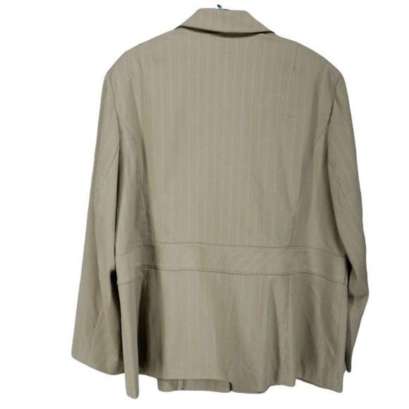 Lane Bryant 26 28‎ NEW with tags Business Office tan blazer jacket - Picture 7 of 7